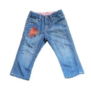 Wrangler Horseshoe Embroidered Toddler Jeans
